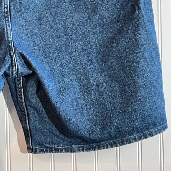 Wrangler Jeans Shorts Mens 44 X 10 Relaxed Fit Blue Pockets Chore Cowboy Western - Picture 9 of 10